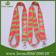 Kostenlose Probe benutzerdefinierte Logo Printing Staff Lanyard für Promotion